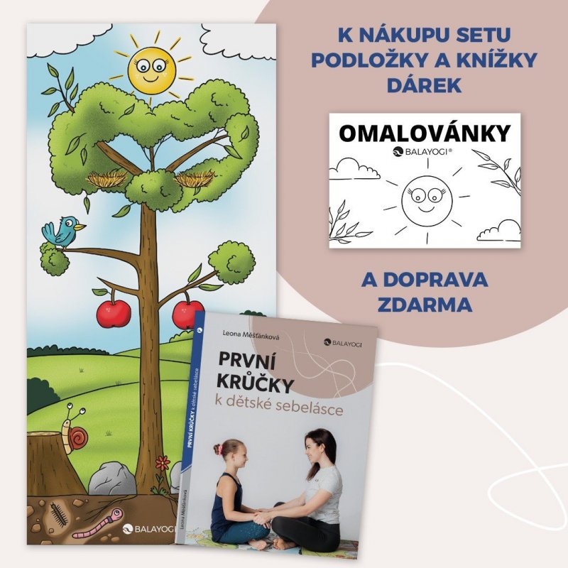 Set kniha a podložka XS–omalovánky jako dárek